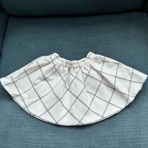 JANIE and JACK white skirt 6-12m